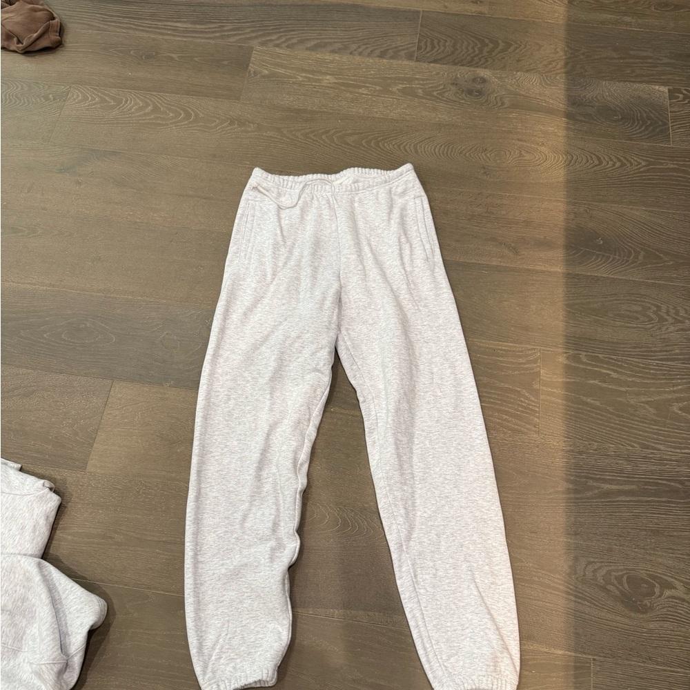 NWT COTTON FLEECE JOGGER | LIGHT HEATHER GREY